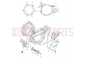 SUZUKI RM250 K1 (2001) (E02,E04,E24) 4 - CRANKCASE COVER- WATER PUMP