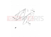SUZUKI RM250 K1 (2001) (E02,E04,E24) 21 - FRAME COVER (MODEL K1)