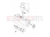 SUZUKI RM250 M (1991) (E03,E28,E33) 5B - CRANKSHAFT (MODEL M)