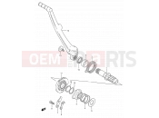 SUZUKI RM250 R (1994) (E03,E28,E33) 13 - KICK STARTER