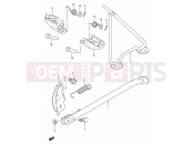SUZUKI RM250 R (1994) (E03,E28,E33) 17 - STAND - FOOTREST
