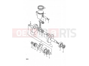 SUZUKI RM50 X (1999) 5 - PISTON - CRANKSHAFT