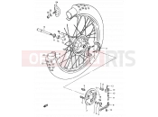 SUZUKI RM500 E (1984) 27 - FRONT WHEEL (MODEL E)