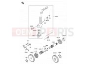 SUZUKI RM65 K3 (2003) (E28) 5 - KICKSTARTER MECHANISM