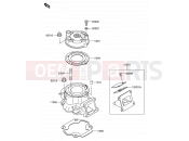 SUZUKI RM65 K4 (2004) (E03) 1 - CYLINDER HEAD/CYLINDER