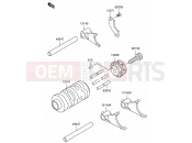 SUZUKI RM65 K4 (2004) (E21) 8 - GEAR CHANGE DRUM/SHIFT FORK