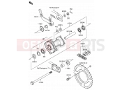 SUZUKI RM65 K4 (2004) (E24) 25 - REAR HUB