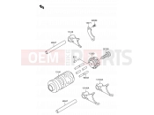 SUZUKI RM65 K4 (2004) (E28) 8 - GEAR CHANGE DRUM/SHIFT FORK