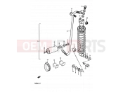SUZUKI RM80H E (1984) 37 - REAR SHOCK ABSORBER (MODEL E)