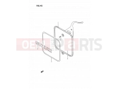 SUZUKI RM80X P (1993) 42 - FRONT NUMBER PLATE