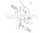24 - HANDLE LEVER - Suzuki RM80X X (1999)