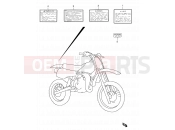 26 - LABEL - Suzuki RM80X X (1999)