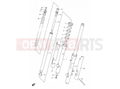 28 - FRONT FORK - Suzuki RM80X X (1999)