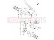 24 - HANDLE LEVER - Suzuki RM80X Y (2000)