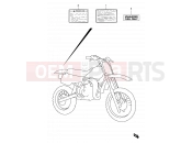 26 - LABEL - Suzuki RM80X Y (2000)