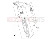 34 - REAR SHOCK ABSORBER - Suzuki RM80X Y (2000)