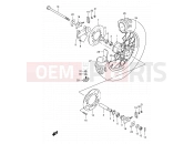 36 - REAR WHEEL - Suzuki RM80X Y (2000)