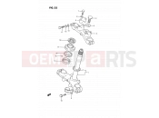 SUZUKI RM80 G (1986) (E01) 22 - STEERING STEM (MODEL G/H)
