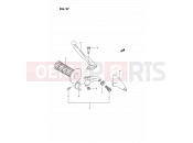 SUZUKI RM80 H (1987) (E01) 27 - LEFT HANDLE GRIP (MODEL G/H)