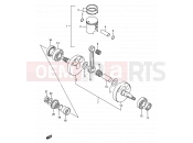 SUZUKI RM80 G (1986) (E03,E28,E33) 4 - CRANKSHAFT (MODEL G/H)