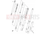 SUZUKI RM80 G (1986) (E03,E28,E33) 23 - FRONT FORK (MODEL G/H/J)