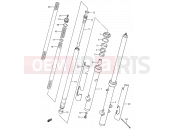 SUZUKI RM80 K (1989) (E03,E28,E33) 23A - FRONT FORK (MODEL K)