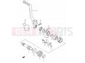 SUZUKI RM80 L (1990) (E03,E28,E33) 13 - KICK STARTER