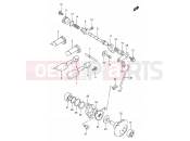 2 - EXHAUST VALVE - Suzuki RM80 T (1996) (E24)