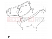 21 - FRAME COVER - Suzuki RM80 T (1996) (E24)