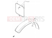 SUZUKI RM80 W (1998) (E24) 22 - FRONT FENDER