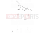 SUZUKI RM80 W (1998) (E24) 23 - HANDLEBAR - CABLE