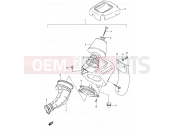 7 - AIR CLEANER - Suzuki RM80 X (1999) (E03,E28,E33)