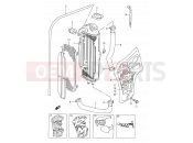 9 - RADIATOR - Suzuki RM80 X (1999) (E03,E28,E33)