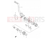 13 - KICK STARTER - Suzuki RM80 X (1999) (E03,E28,E33)