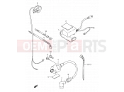 15 - CDI UNIT - IGNITION COIL - Suzuki RM80 X (1999) (E03,E28,E33)