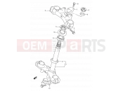29 - STEERING STEM - Suzuki RM80 X (1999) (E03,E28,E33)