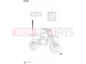 SUZUKI RM85 L2 (2012) 30 - LABEL
