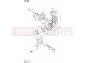 SUZUKI RM85 L2 (2012) 44 - REAR WHEEL (RM85L2 P19)