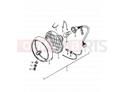 20 - HEADLAMP (E19, E21) - Suzuki RV50 X (1999)
