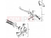 35 - LEFT HANDLE SWITCH - Suzuki SP370 C (1978)