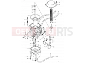 SUZUKI SP400 T (1996) 8 - CARBURETOR
