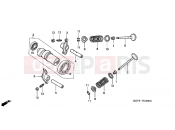 HONDA SES1504 Dylan 150 2004 E-3 CAMSHAFT / VALVE