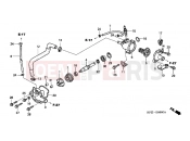 HONDA SES1504 Dylan 150 2004 E-6 WATER PUMP
