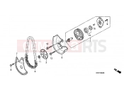 HONDA SES1504 Dylan 150 2004 E-9 OIL PUMP