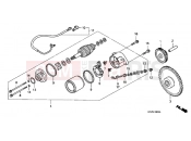 HONDA SES1504 Dylan 150 2004 E-10 STARTER ENGINE