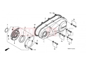 HONDA SES1504 Dylan 150 2004 E-11 LEFT CRANKSHAFT COVER