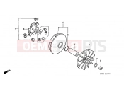 HONDA SES1504 Dylan 150 2004 E-12 DRIVE FRONT
