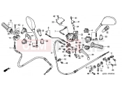 HONDA SES1504 Dylan 150 2004 F-3 HANDLE LEVER / SWITCH / CABLE