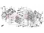 HONDA FJS400A9 SILVER WING 400 ABS 2009 E-2 CYLINDER HEAD