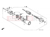 HONDA CB1300A5 CB1300 2005 E-12 STARTER ENGINE